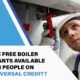 Find out if you are eligible for a free boiler grant under Universal Credit and how to apply for energy-efficient home heating support.